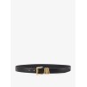 Leather belt with BB Editor leather