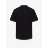 Cotton T-shirt with embossed logo embroidery