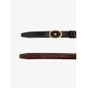 Leather belt