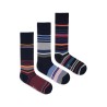 3-PACK SOCKS "NAVY"