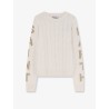 Malmo wool blend cable knit sweater