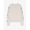 Malmo wool blend cable knit sweater