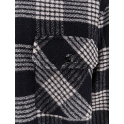 Quilted Overshirt wool shirt