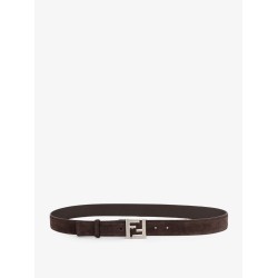 Squared FF suede belt