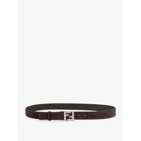 Squared FF suede belt