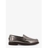 Penny laminated leather loafer
