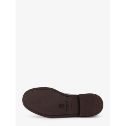 Penny laminated leather loafer