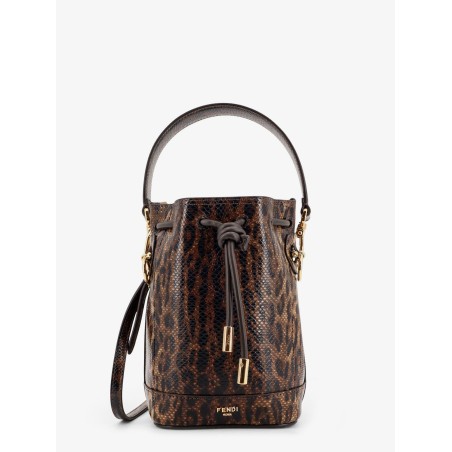 Mini Mon Tresor bucket bag with Fendi Leo motif