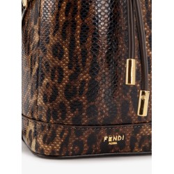 Mini Mon Tresor bucket bag with Fendi Leo motif