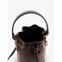 Mini Mon Tresor bucket bag with Fendi Leo motif