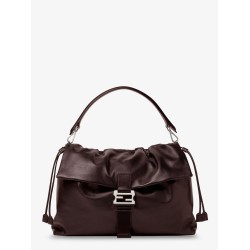 Fendi Flux Maxi Messenger leather shoulder bag