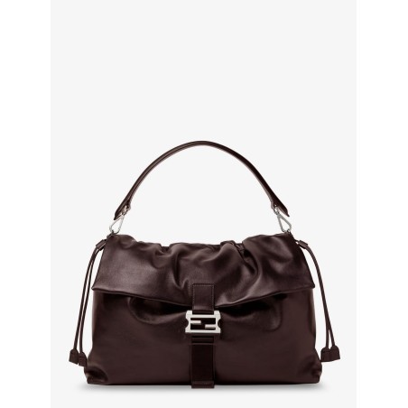 Fendi Flux Maxi Messenger leather shoulder bag