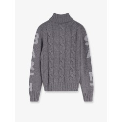 Adler wool blend cable knit turtleneck sweater