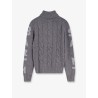 Adler wool blend cable knit turtleneck sweater