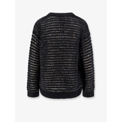 Wool blend sweater with sequins