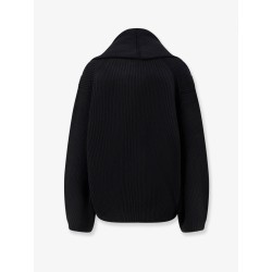 Shawl-Lapel wool cardigan