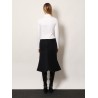 Cotton Midi Skirt