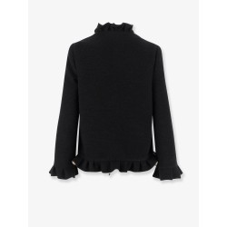 Silk blazer with frontal knot