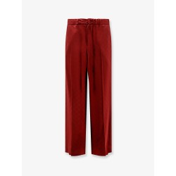 Gucci Rosso Ancora viscose blend trousers