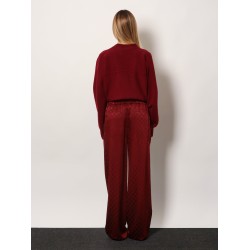 Gucci Rosso Ancora viscose blend trousers