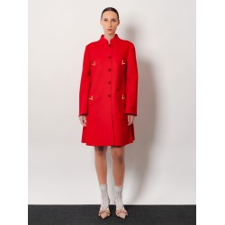 Wool and cashmere coat