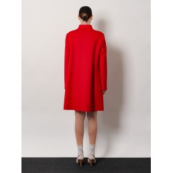 Wool and cashmere coat