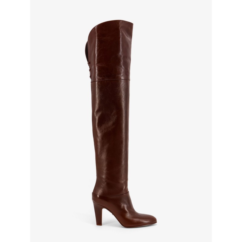 Eve Over The Knee leather boots