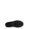 Leather boots with maxi rubber sole