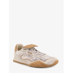 Wave Pulse leather and fabric sneakers
