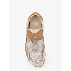 Wave Pulse leather and fabric sneakers