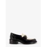 Leather loafers with metal Horsebit