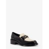 Leather loafers with metal Horsebit
