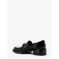 Leather loafers with metal Horsebit