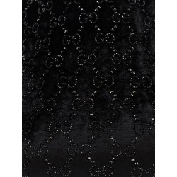 Chenille top with all-over crystal GG motif
