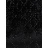Chenille top with all-over crystal GG motif