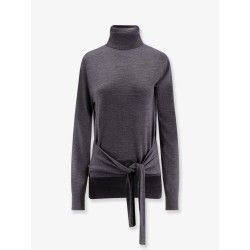 Wool and silk turtleneck