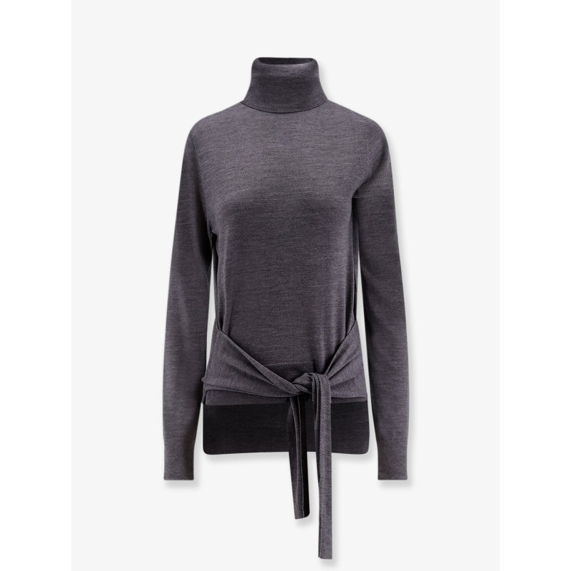 Wool and silk turtleneck