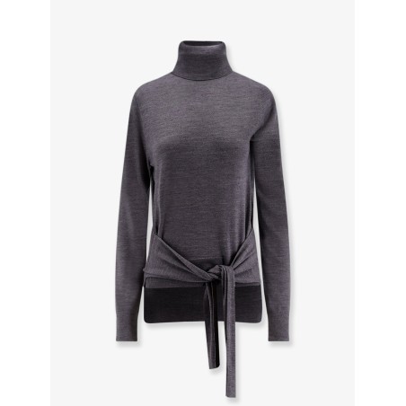 Wool and silk turtleneck