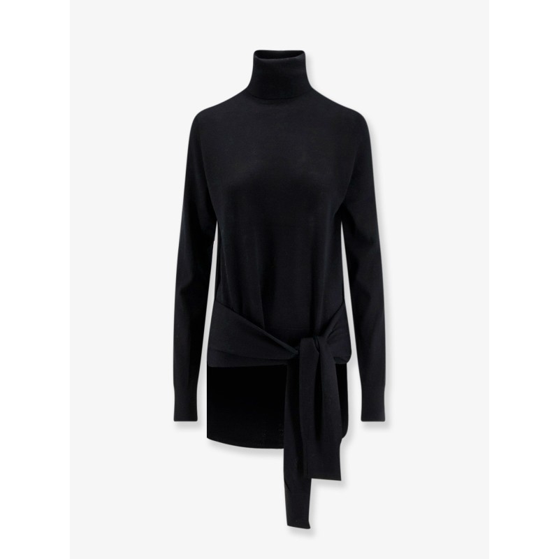 Wool and silk turtleneck