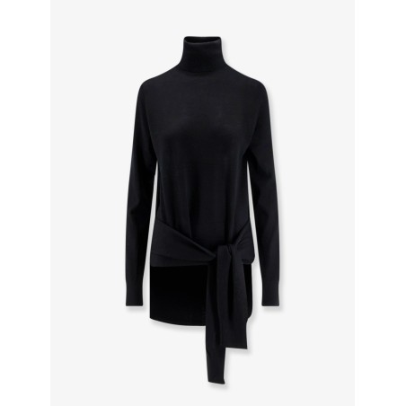 Wool and silk turtleneck