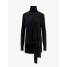 Wool and silk turtleneck