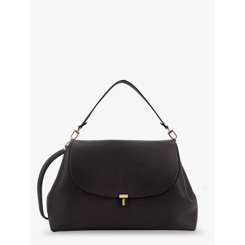 T-Lock leather shoulder bag