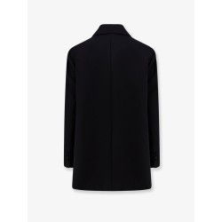 Viora double-breasted wool blend blazer