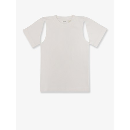 Cotton -shirt with cut out details