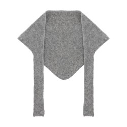 GROSGRAIN LOGO SHAWL