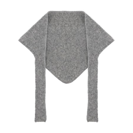 GROSGRAIN LOGO SHAWL