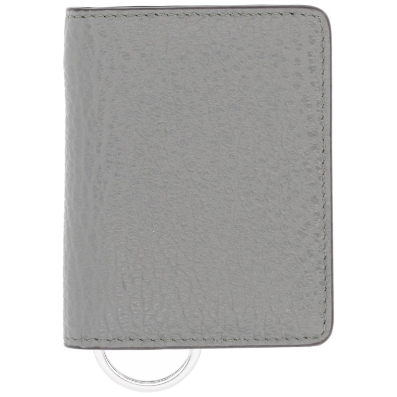 "FOUR STITCHES" CARD HOLDER WITH KEY RING