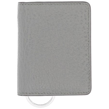 "FOUR STITCHES" CARD HOLDER WITH KEY RING