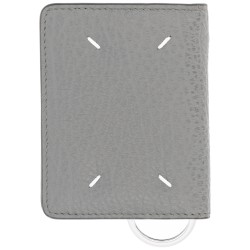 "FOUR STITCHES" CARD HOLDER WITH KEY RING