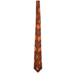 TIE WITH MÈDALLION PATTERN